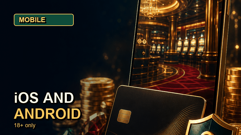Royal Reels app on iOS and Android with pokies and cashier
